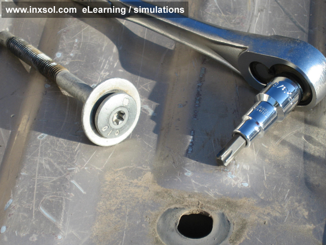 Removing ford truck bed bolts #10